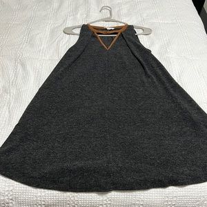 Sleeveless sweater dress